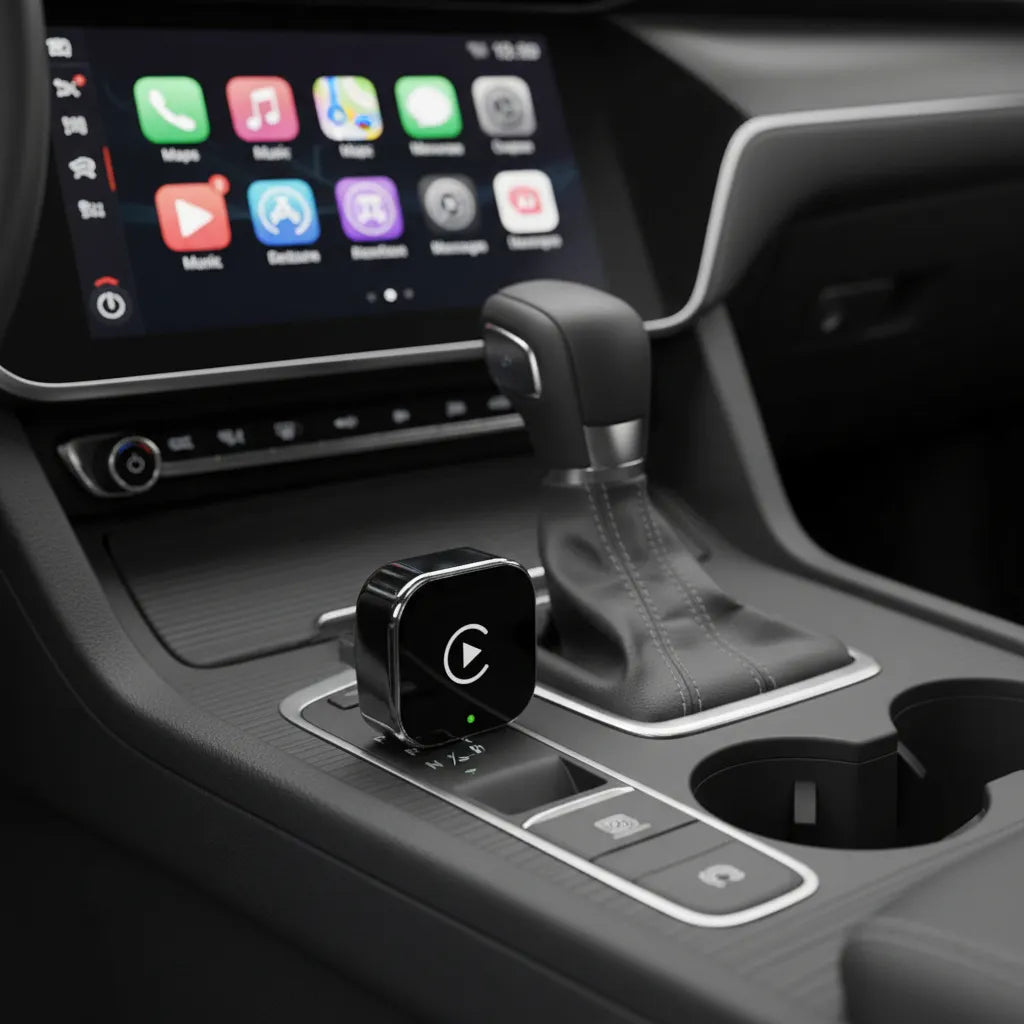 Adaptador Inalámbrico 2 en 1 para CarPlay y Android Auto | Conexión Automática